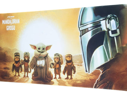 Star Wars: The Mandalorian y Grogu Alfombrilla de Ratón XL 80 x 35 cm