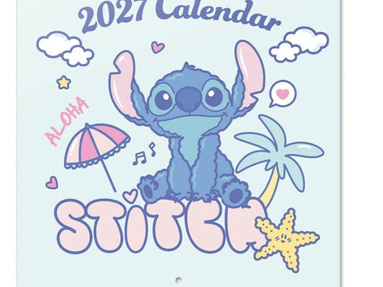 Disney Stitch Calendario de pared 2027 30 x 30 cm