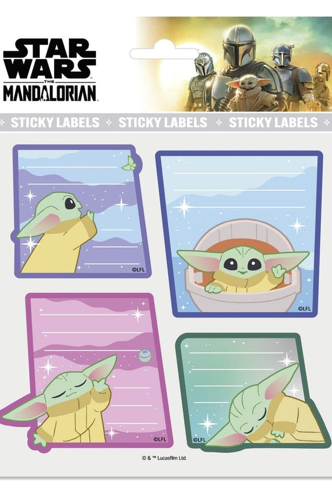 Star Wars: The Mandalorian Etiquetas Autoadhesivas Premium Grogu