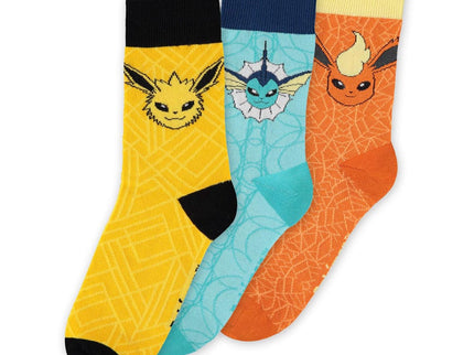 Pokémon Pack de 3 Calcetines Eevee Evolution 43-46