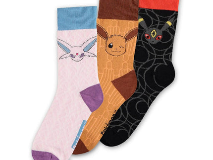 Pokémon Pack de 3 Calcetines Eevee Evolution 2.0 43-46