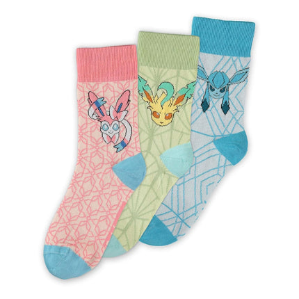 Pokémon Pack de 3 Calcetines Eevee Evolution 3.0 43-46