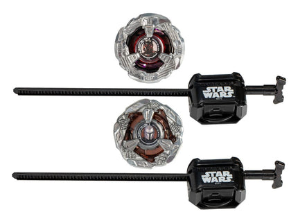 Colaboración Beyblade X y Star Wars, The Mandalorian 3-60F vs. Moff Gideon 3-80N