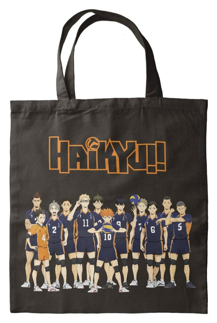 Bolsa de tela Haikyu Negro 40 x 35 cm