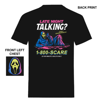 Scream Camiseta Ghost Face Late Night Talking  talla S