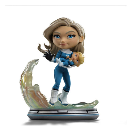Fantastic Four Minifigura Mini Co. PVC Invisible Woman and Franklin 15 cm