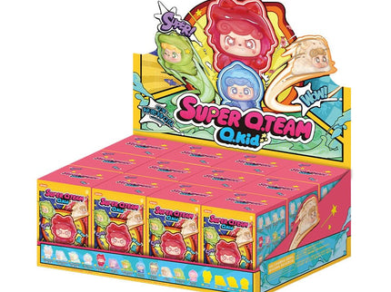 QKid: Super Q. Team Mini Series Blind Box Figura 5 cm Display (12)