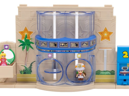 Super Mario Galaxy: la película Diorama con 2 Minifiguras Galaxia Puerta Celestia