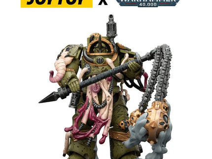 Warhammer 40,000 Figura Death Guard Blightlord Terminator 2 with Flail of Corruption 14 cm