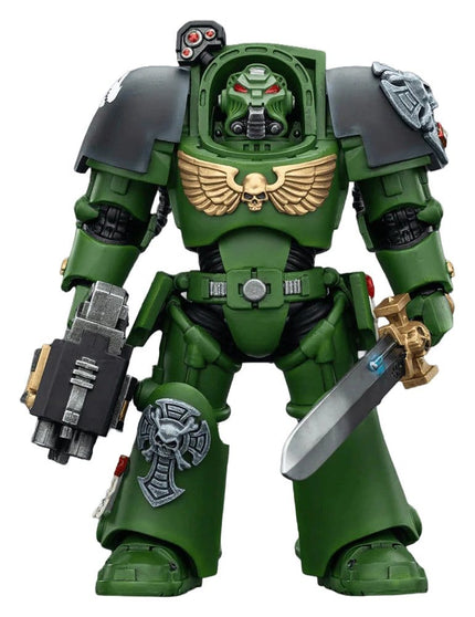 Warhammer 40,000 Figura Salamanders Terminator 1 with Power Sword and Storm Bolter 14 cm