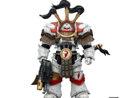 Warhammer 40,000 Figura White Scars Legion Praetor in Cataphractii Terminator Armour with Cyber Hawk Chogorian sword and combi-melta 14 cm
