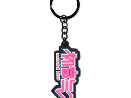 Hatsune Miku Llavero caucho Logo