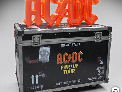AC/DC Estatua Rock Ikonz On Tour PWR UP Tour Road Case