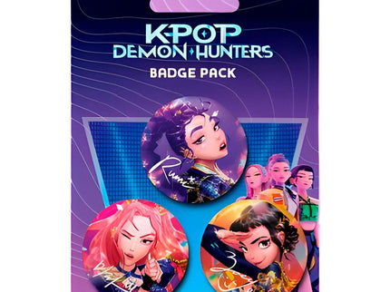 KPop Demon Hunters Pack 3 Chapas