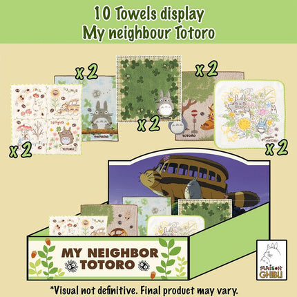 Mi vecino Totoro Mini Toallas Expositor 25 x 25 cm (10)