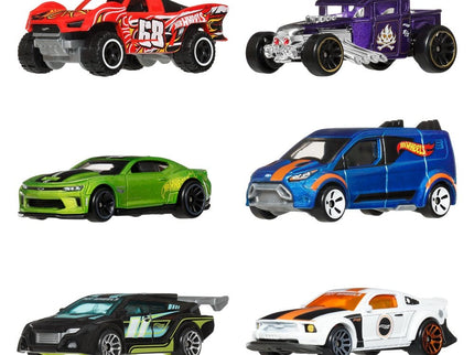 Hot Wheels Silver Series Pack de 6 Vehículos Die-Cast 1/64 Legends