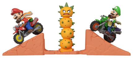 Blister figuras Mario & Luigi Salto en el Desierto Super Mario Galaxy Hot Wheels