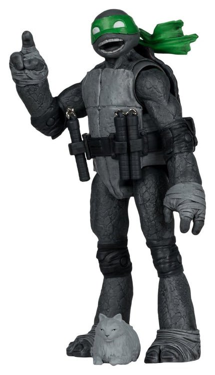 Las Tortugas Ninja Page Punchers Figura Michelangelo (Black White & Green) (Red Platinum Edition) 13 cm