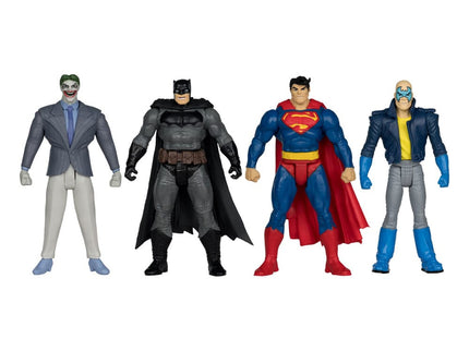 DC Direct Page Punchers Pack de 4 Figuras Batman & Son of Batman & Superman & Joker 7 cm