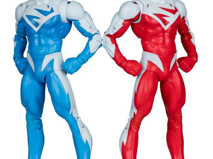 DC Multiverse pack de 2 Figuras Superman Blue vs. Superman Red (Gold Label) 18 cm