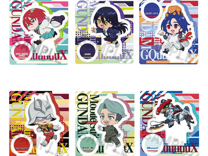 Mobile Suit Gundam GQuuuuuuX Figuras acrílico 9 cm Expositor (6)