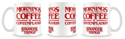 Stranger Things Taza Coffee and Contemplation