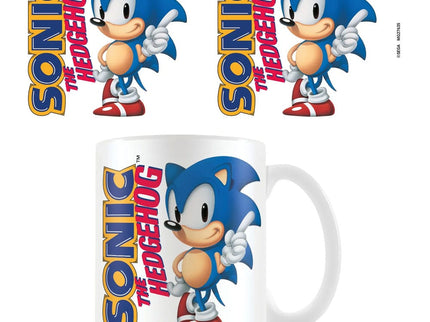 Sonic The Hedgehog Taza Classic Gaming Icon