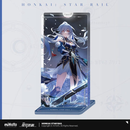 Honkai: Star Rail Adorno acrílico con purpurina Jingliu I shall be my own Sowrd 15 cm