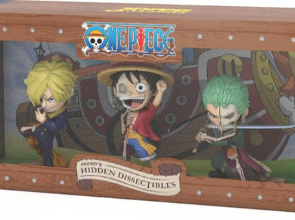 One Piece Freeny's Hidden Dissectables Vinyl Figure Luffy, Zoro and Sanji 10 cm