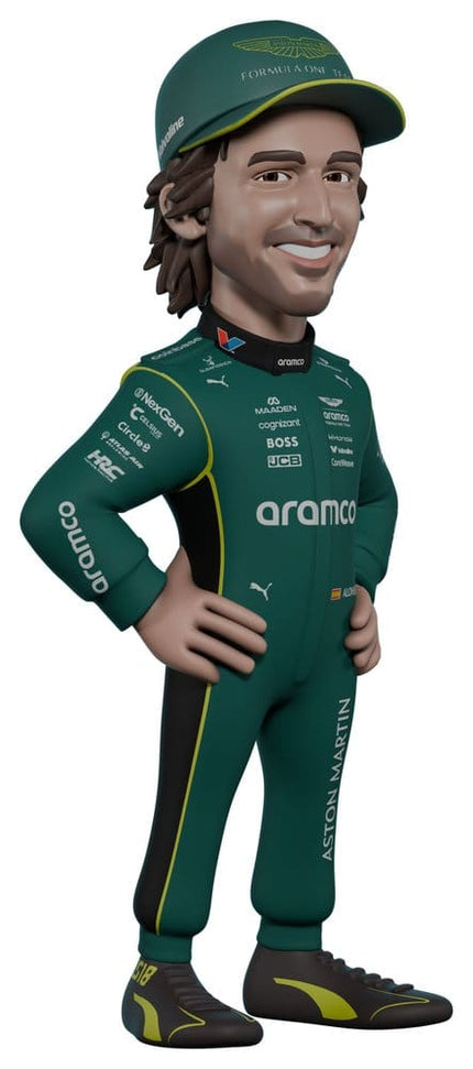 Fórmula 1 Minix Figura Fernando Alonso (Aston Martin) 12 cm