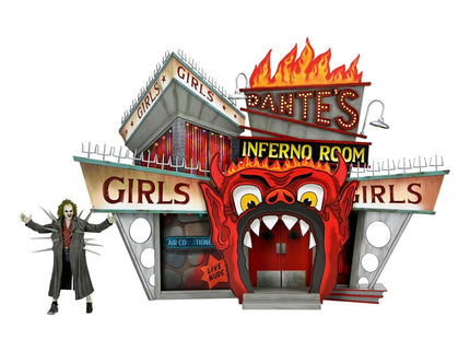 Beetlejuice (1988) Diorama Trenchcoat with Spikes Inferno Room Deluxe Set