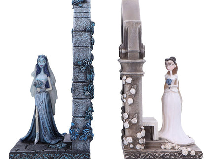El cadáver de la novia Soportalibros Emily and Victoria 19 cm