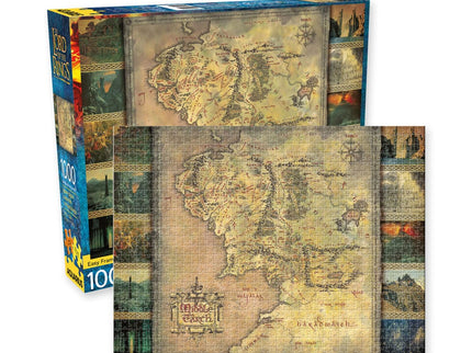 El Señor de los Anillos Puzzle Map (1000 piezas)