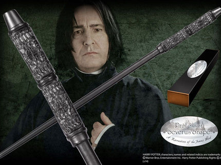 Harry Potter Varita Mágica Profesor Severus Snape (edición carácter)