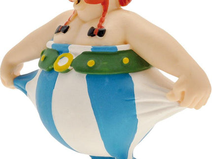 Astérix el Galo Minifigura Obelix sujetandose el pantalon 8 cm