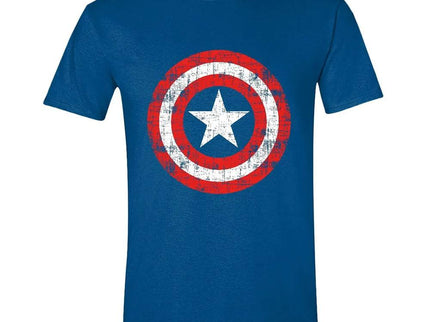 Marvel Camiseta Captain America Cracked Shield talla L