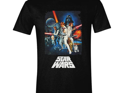 Star Wars A New Hope Camiseta Retro Poster talla M