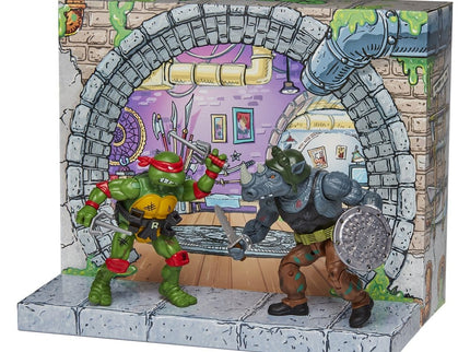 Las Tortugas Ninja: Remastered Figuras Raphael vs. Rocksteady