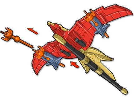 Mighty Morphin Power Rangers Thunderzord Figura Firebird