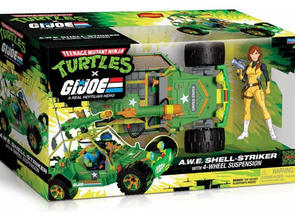 Tortugas Ninja x G.I. Joe Crossover Classics Vehículo A.W.E. Shell-Striker con Figura