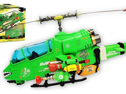 Tortugas Ninja x G.I. Joe Crossover Classics Vehículo Turtle-Fly Copter