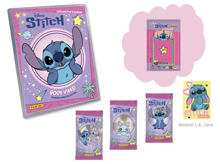 Stitch Cartas Coleccionables Good Vibes Starter Pack con portatarjetas *Versión Alemana*