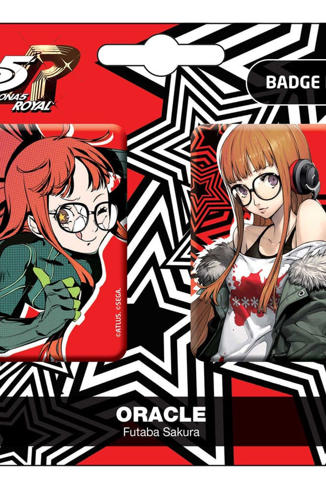 Persona 5 Royal Pack de Chapas Oracle / Futaba Sakura
