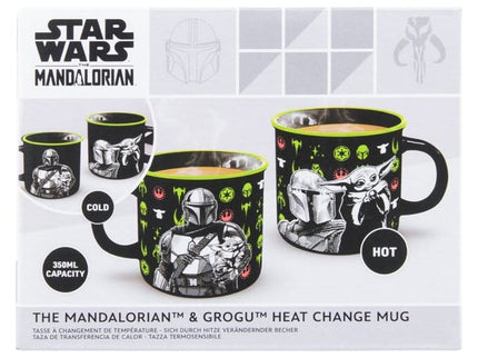 Star Wars: The Mandalorian Taza sensitiva al calor Mandalorian and Grogu