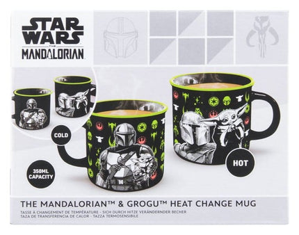 Star Wars: The Mandalorian Taza sensitiva al calor Mandalorian and Grogu