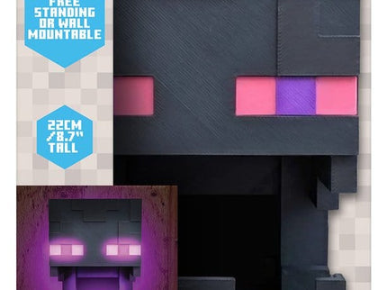 Minecraft Lámpara Enderman Mask Motion Sensor 25 cm