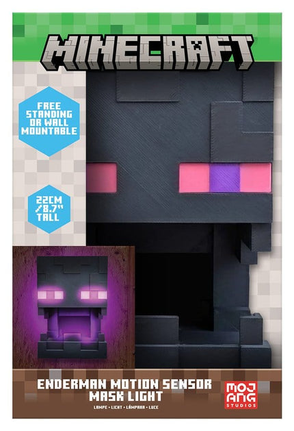 Minecraft Lámpara Enderman Mask Motion Sensor 25 cm