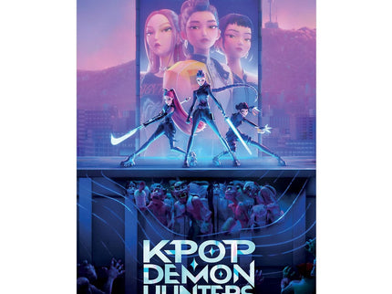 Las guerreras K-pop Set de 4 Pósteres Movie Key Art 61 x 91 cm (4)
