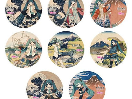 Katsushika Hokusai x Hatsune Miku Chapas 6 cm Cajas Sorpresa Surtido (8)