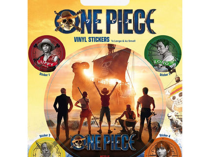 One Piece Pegatina Vinilo Pack Straw Hat Crew (10)